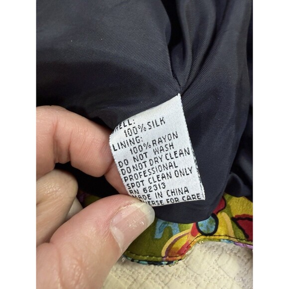 Henri Bendel x Christyne‎ Forti Beaded Sequin Bolero Jacket Colorful Silk 10 NYE - Picture 7 of 15